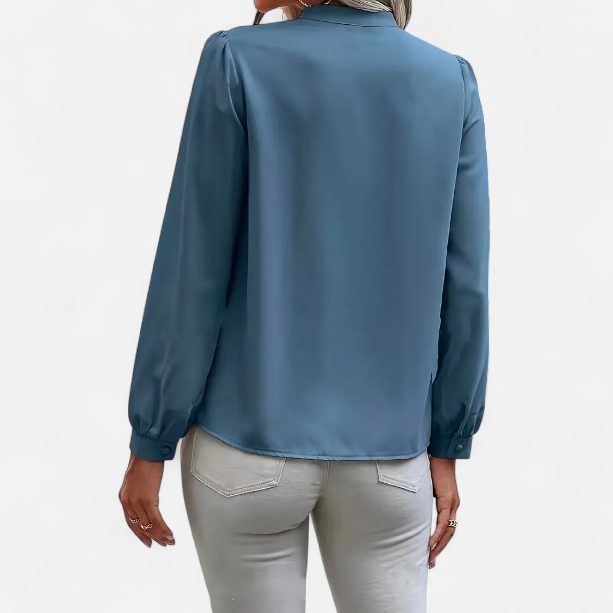 Women’s Elegant Tie-Neck Blouse