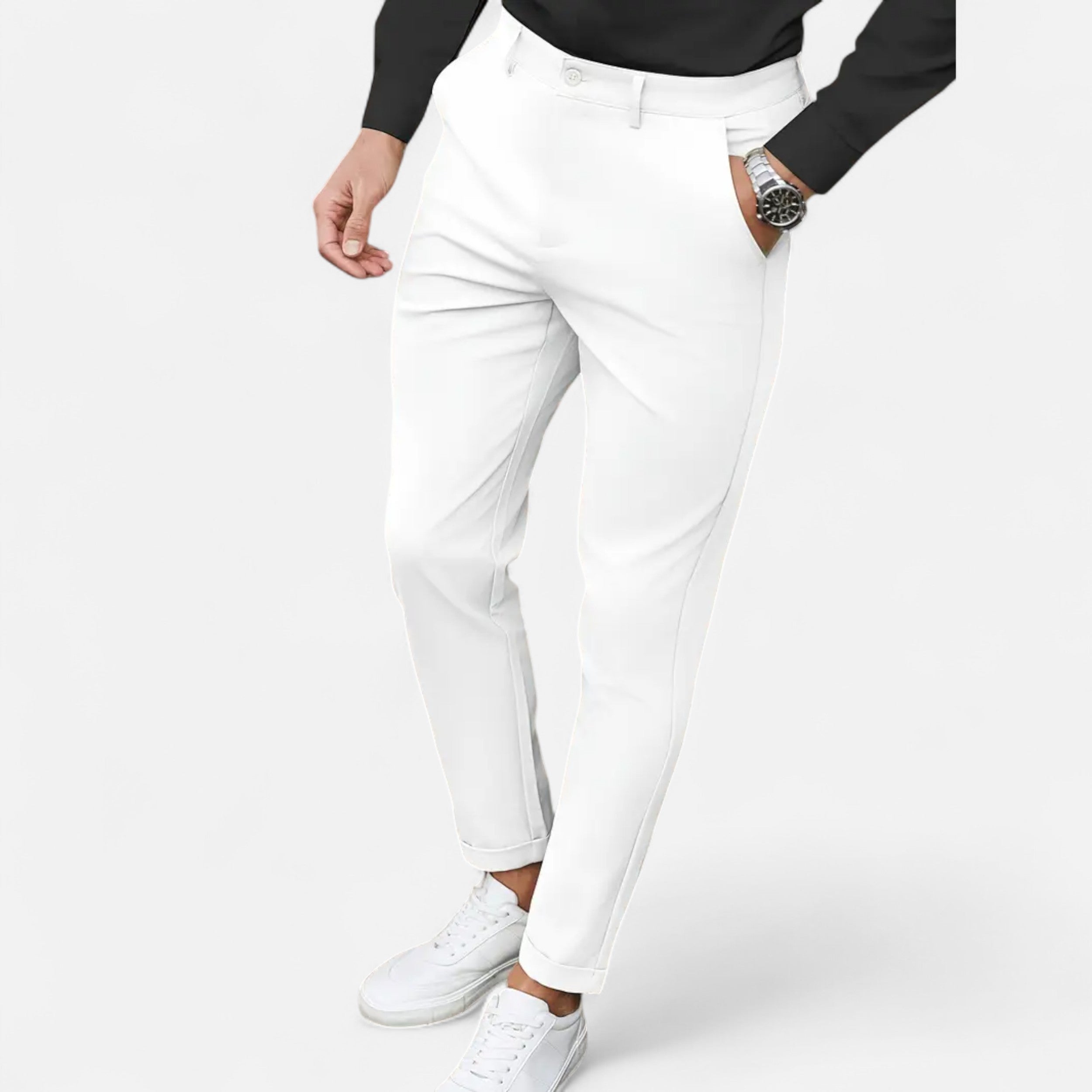 Men’s Straight-Leg Trousers – Timeless Design