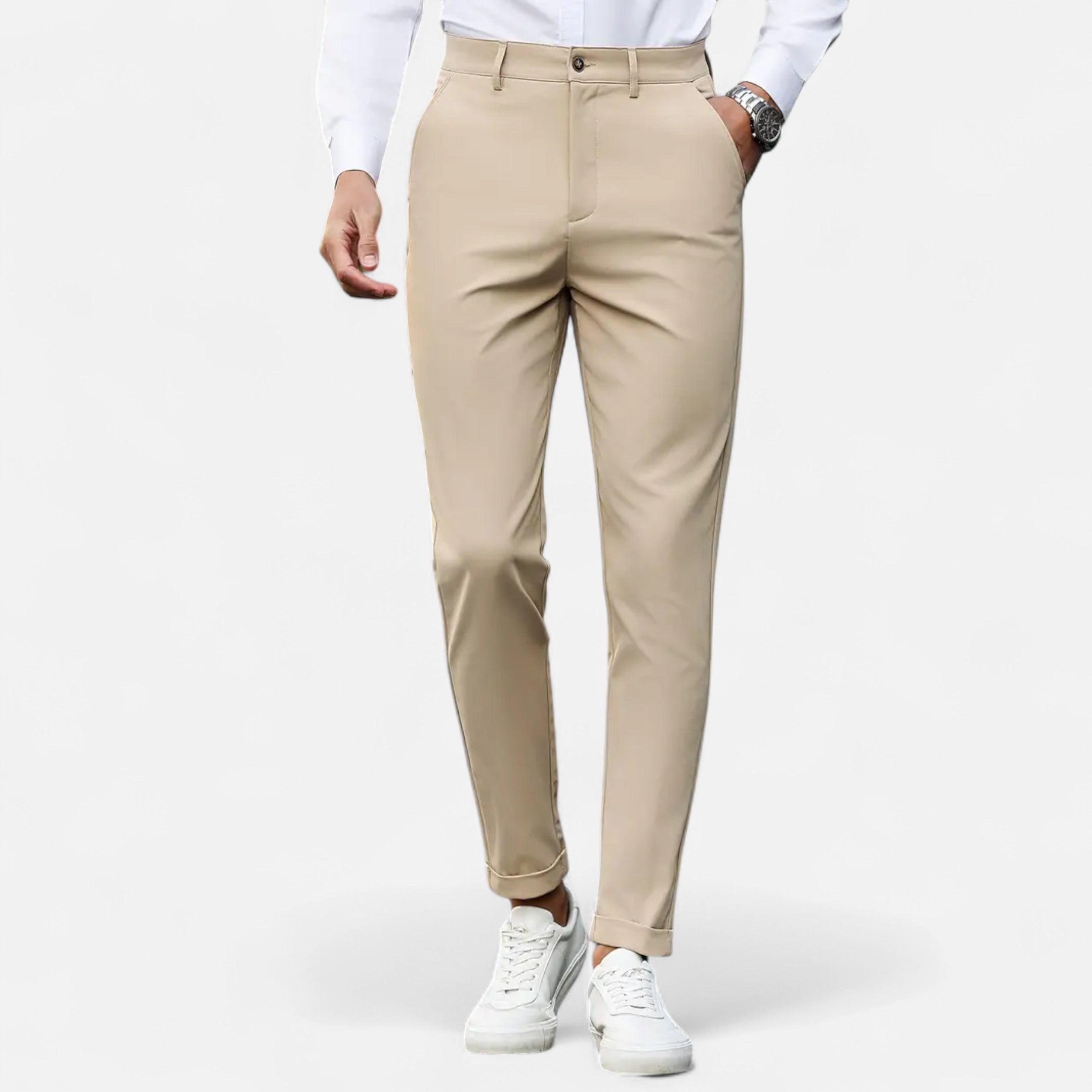 Men’s Straight-Leg Trousers – Timeless Design