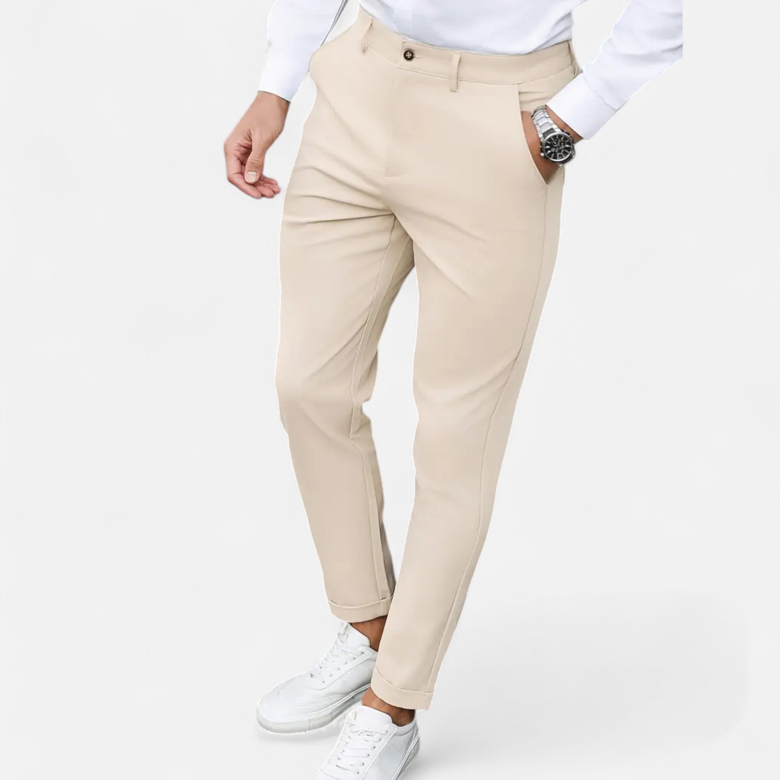 Men’s Straight-Leg Trousers – Timeless Design