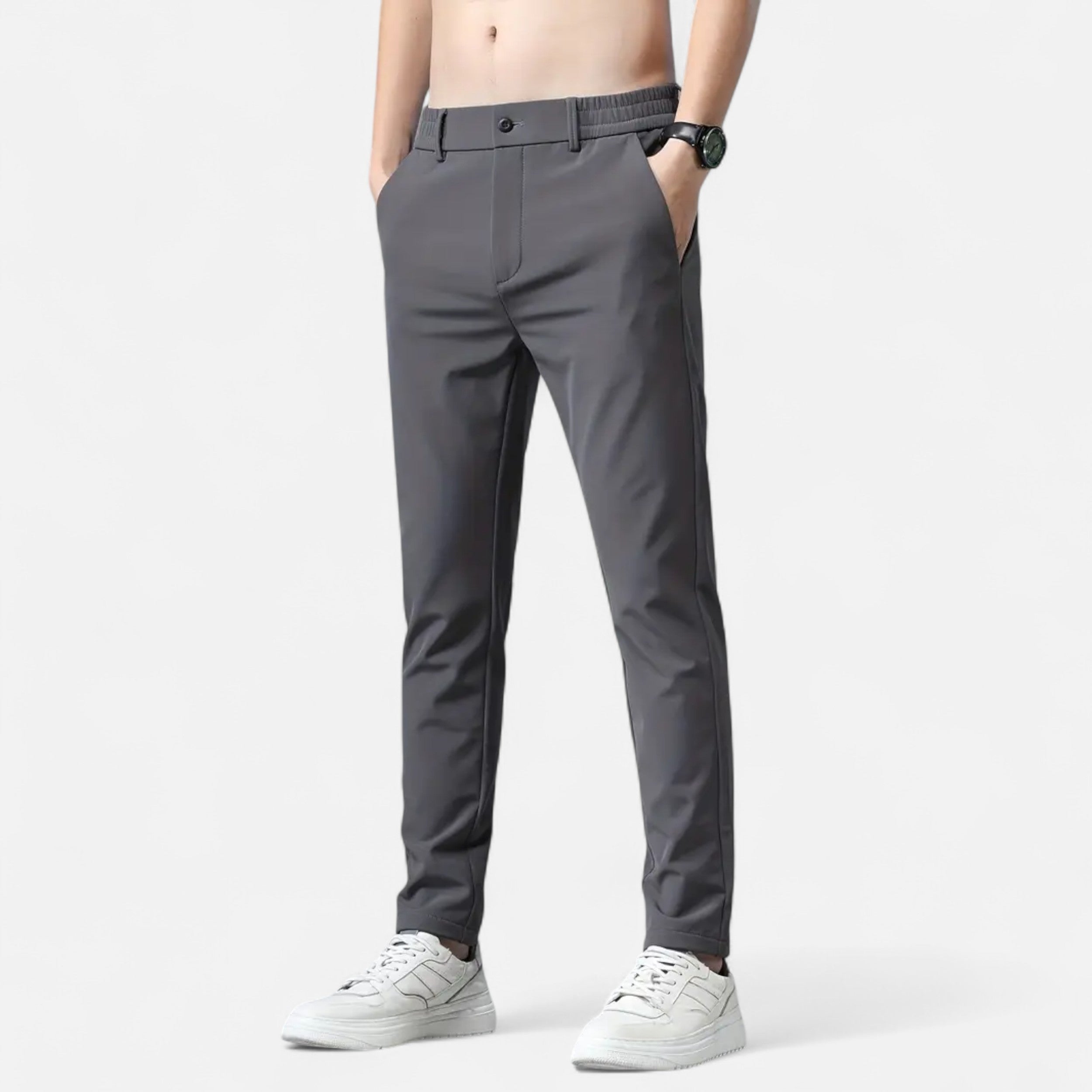 Men’s Slim-Fit Trousers – Refined Business Elegance