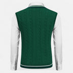 Men’s Knitted V-Neck Vest – Heritage Layers