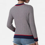 Women’s Colorblock V-Neck Cardigan