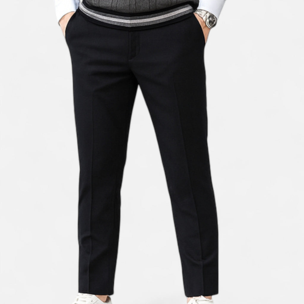 Men’s Slim-Fit Trousers – Refined Business Elegance