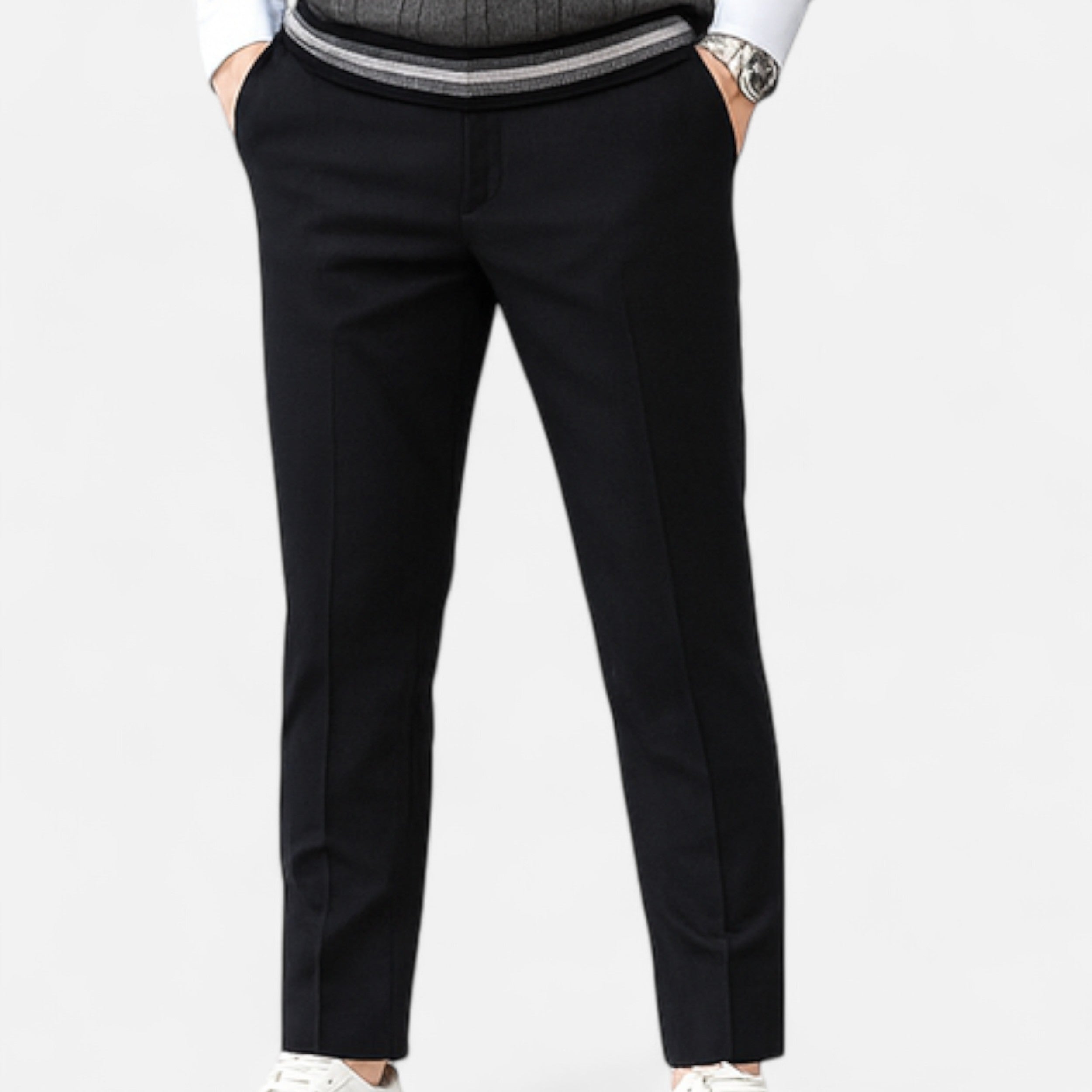 Men’s Slim-Fit Trousers – Refined Business Elegance