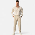 Men’s Relaxed-Fit Pants – Double-Button Classic