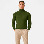 Men’s Wool Turtleneck Sweater – Winter Elegance