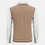 Men’s Knitted V-Neck Vest – Heritage Layers