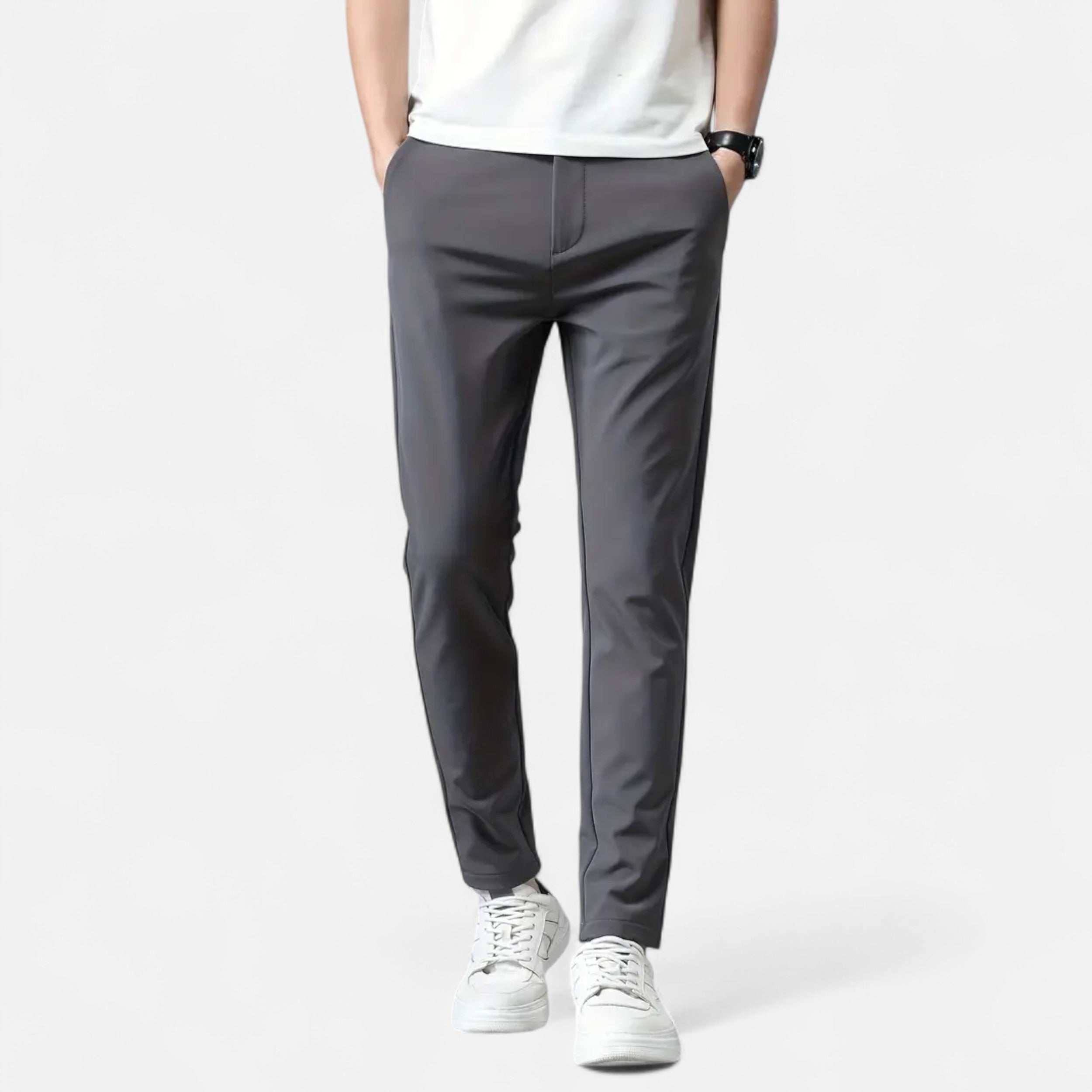 Men’s Slim-Fit Trousers – Refined Business Elegance