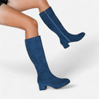 Women’s Skinny Zipper Boots