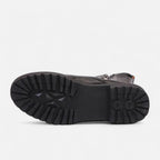 Women’s Mid Heel Croc-Pattern Ankle Boots