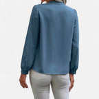Women’s Elegant Tie-Neck Blouse