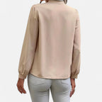 Women’s Elegant Tie-Neck Blouse