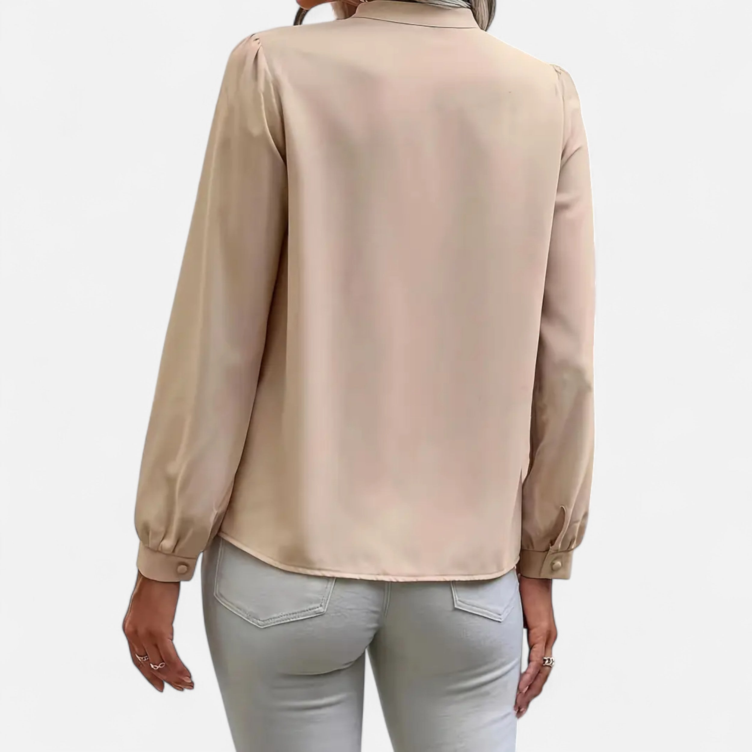 Women’s Elegant Tie-Neck Blouse