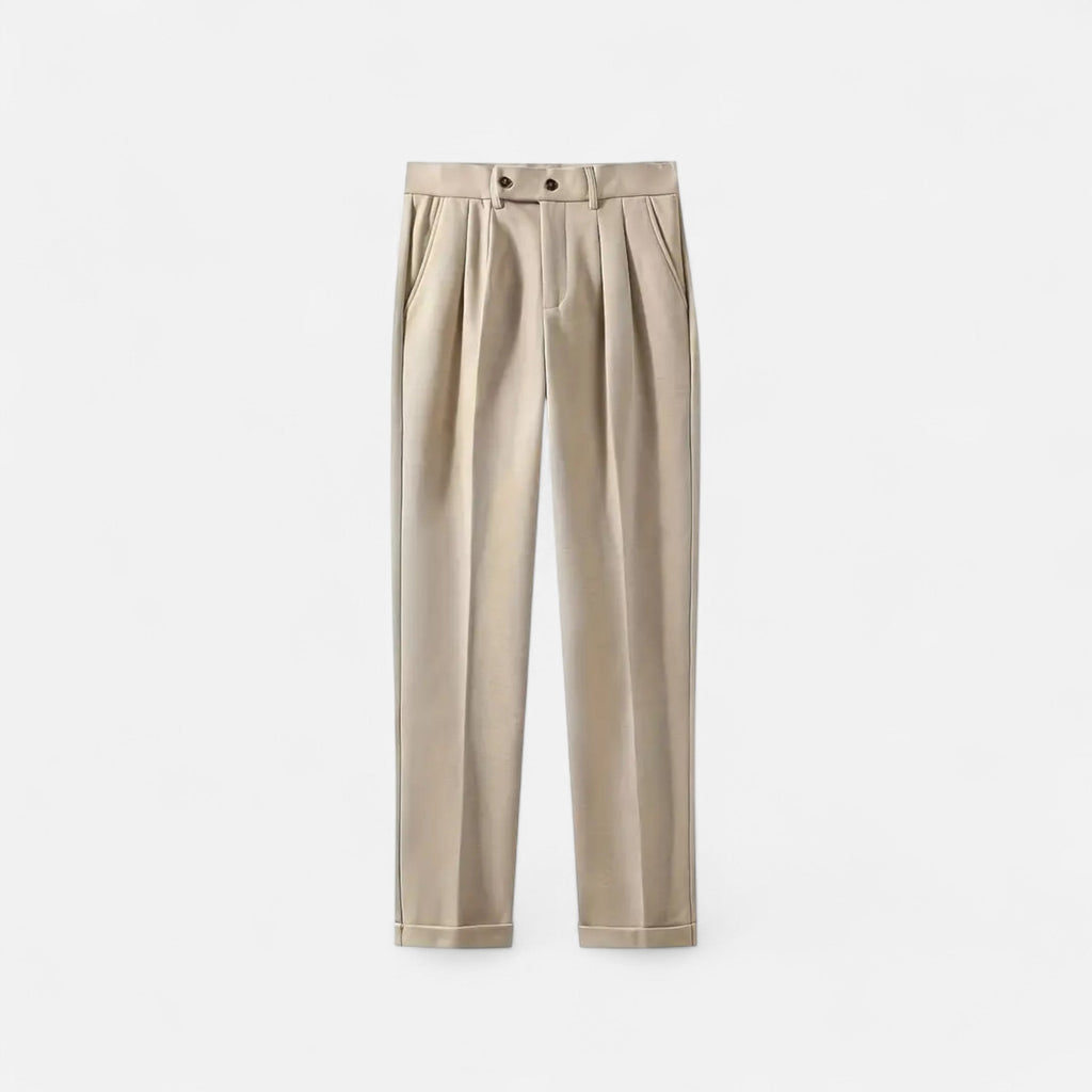 Men’s Naples Trousers – High-Waist British Style