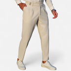 Men’s Relaxed-Fit Pants – Double-Button Classic