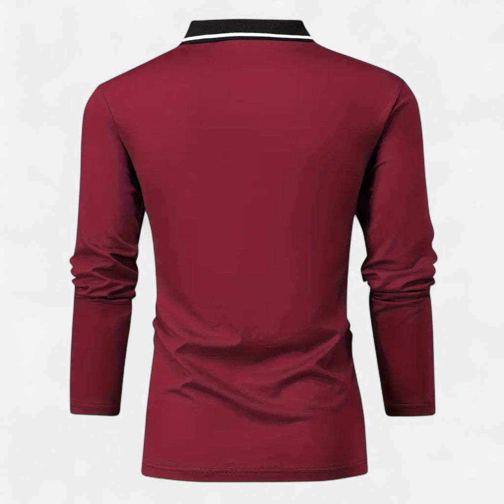 Men’s Casual Rugby Top – Timeless Autumn Layer