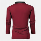 Men’s Casual Rugby Top – Timeless Autumn Layer