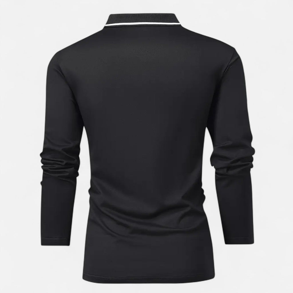 Men’s Casual Rugby Top – Timeless Autumn Layer