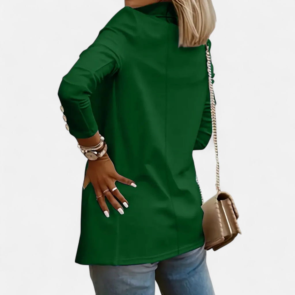 Women’s Chic Mid-Length Lapel Cardigan