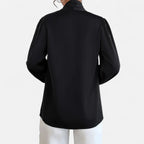Women’s Satin Bow-Tie Blouse
