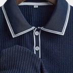 Men’s Summer Polo Shirt – Classic Knit Design