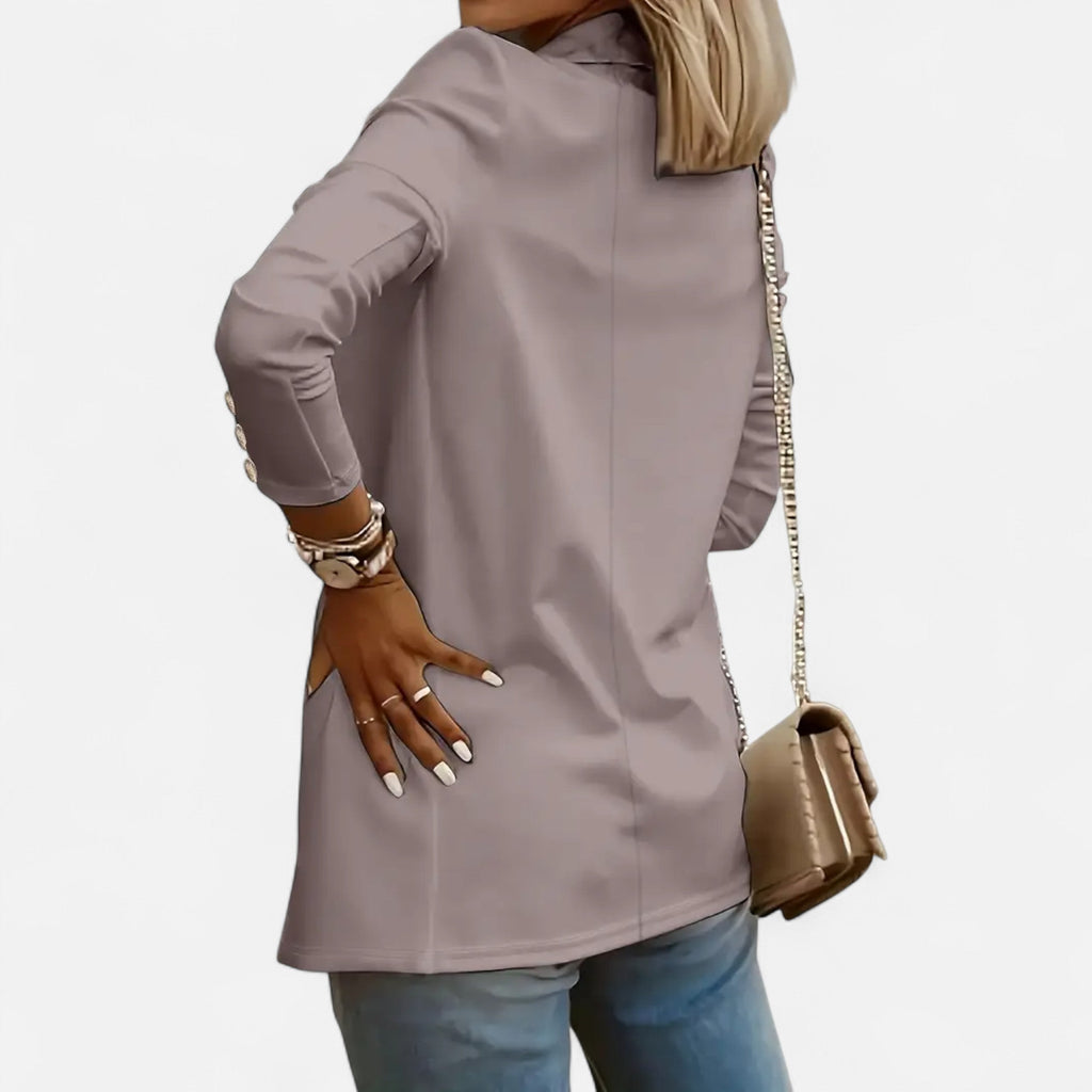 Women’s Chic Mid-Length Lapel Cardigan