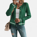 Women’s Elegant Long Sleeve Knit Cardigan