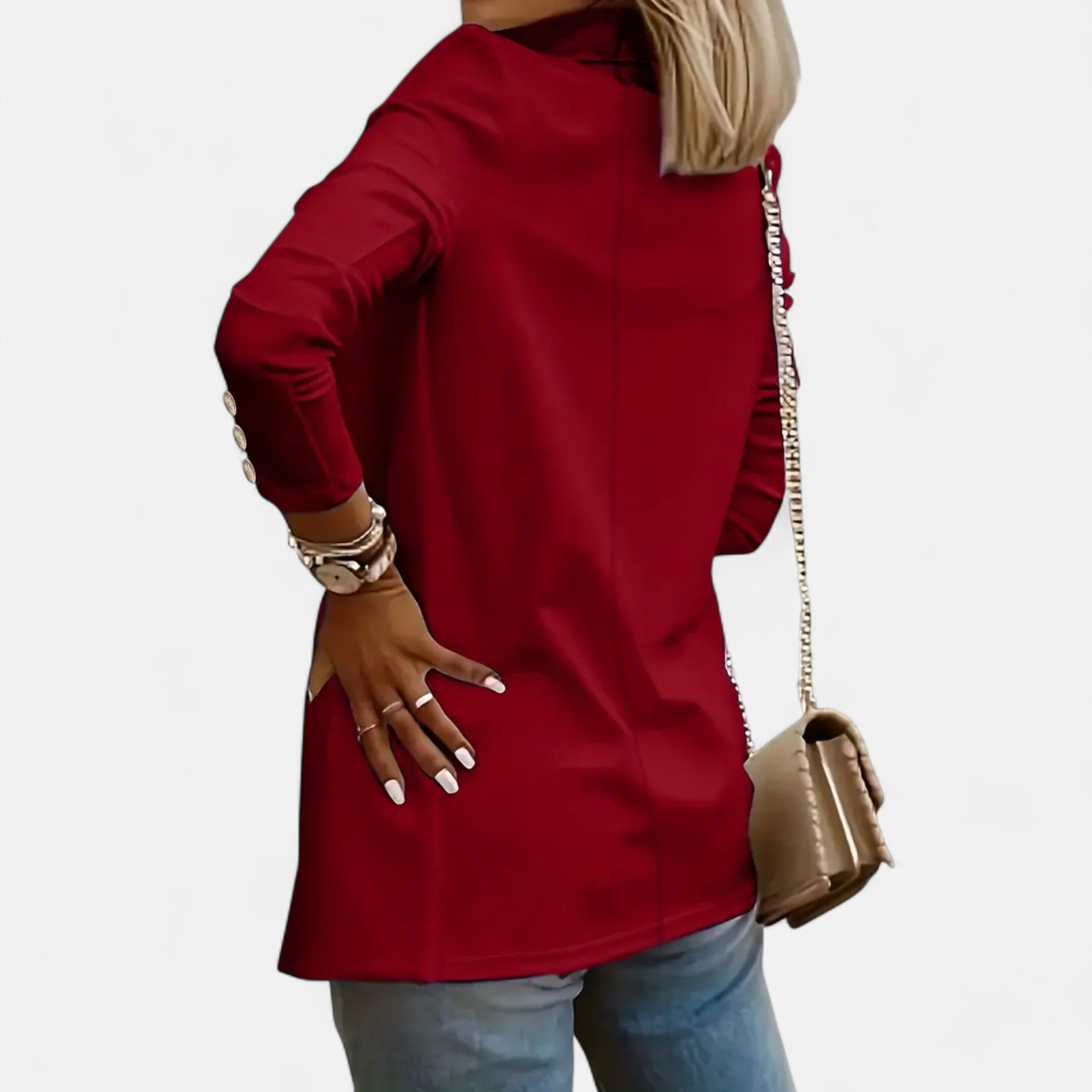 Women’s Chic Mid-Length Lapel Cardigan