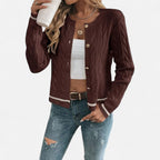 Women’s Elegant Long Sleeve Knit Cardigan