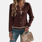 Women’s Elegant Long Sleeve Knit Cardigan