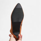 Women’s Kitten Heel Pointed Ankle Boots